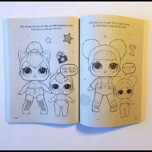 LOL SURPRISE DOLLS 96pg COLORING ACTIVITY BOOK - Picture 6 of 8